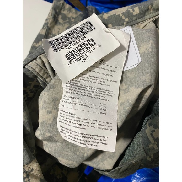NWT Army Combat Jacket Size Large regular NSN 8415-01-586-0524 Camouflage USA - Picture 7 of 13